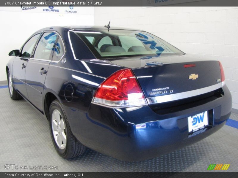Imperial Blue Metallic / Gray 2007 Chevrolet Impala LT