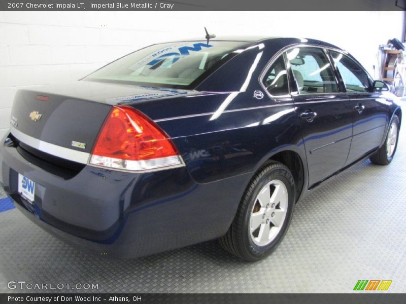Imperial Blue Metallic / Gray 2007 Chevrolet Impala LT