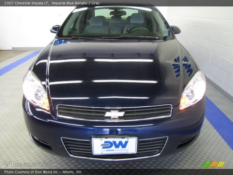 Imperial Blue Metallic / Gray 2007 Chevrolet Impala LT