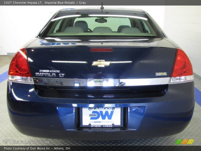 Imperial Blue Metallic / Gray 2007 Chevrolet Impala LT