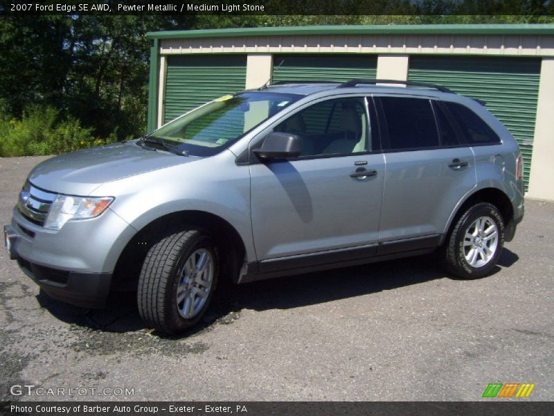 Pewter Metallic / Medium Light Stone 2007 Ford Edge SE AWD