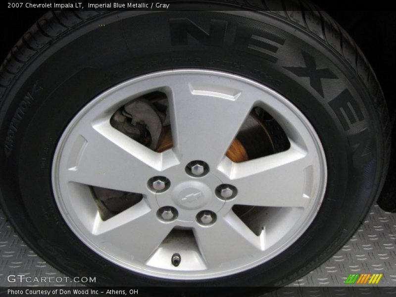 Imperial Blue Metallic / Gray 2007 Chevrolet Impala LT