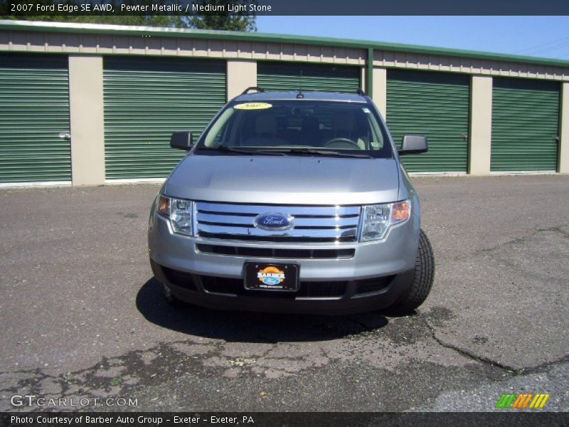 Pewter Metallic / Medium Light Stone 2007 Ford Edge SE AWD