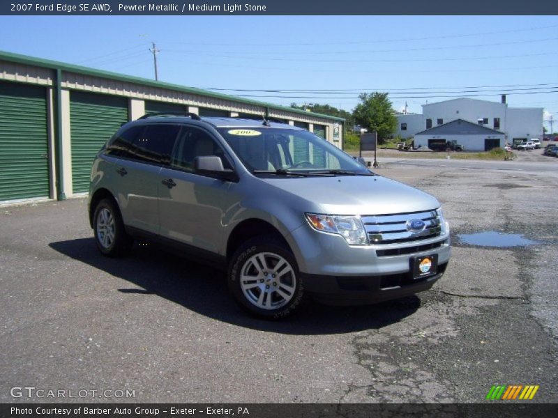 Pewter Metallic / Medium Light Stone 2007 Ford Edge SE AWD