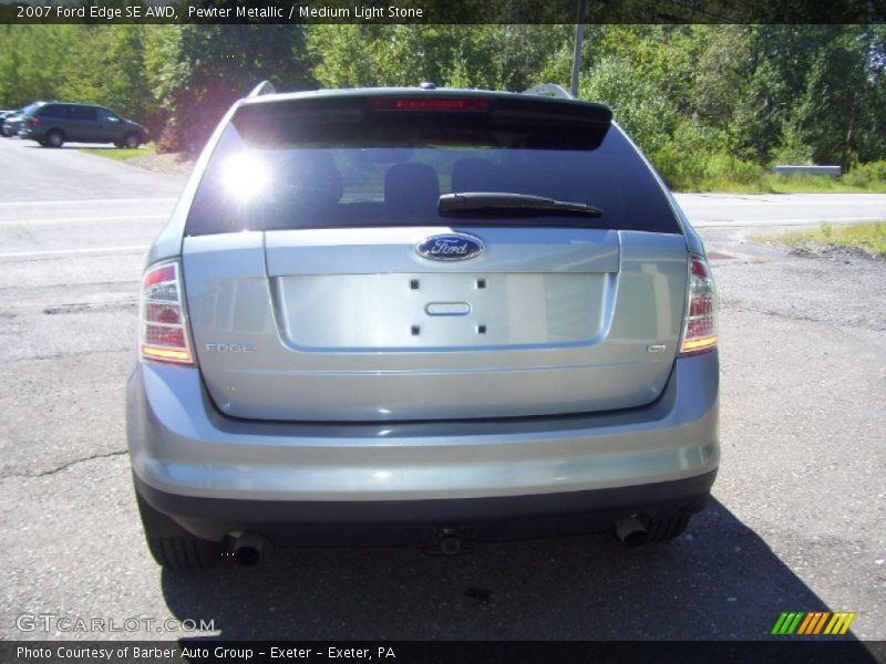 Pewter Metallic / Medium Light Stone 2007 Ford Edge SE AWD
