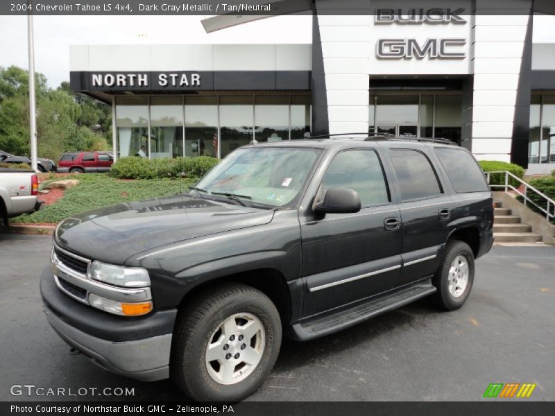 Dark Gray Metallic / Tan/Neutral 2004 Chevrolet Tahoe LS 4x4