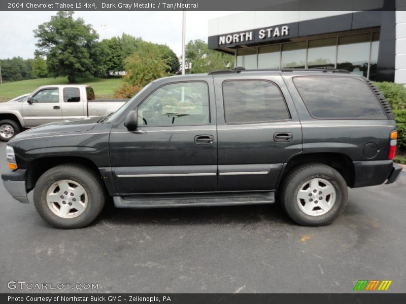 Dark Gray Metallic / Tan/Neutral 2004 Chevrolet Tahoe LS 4x4