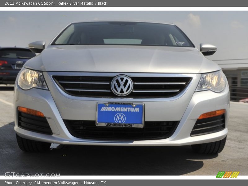 Reflex Silver Metallic / Black 2012 Volkswagen CC Sport