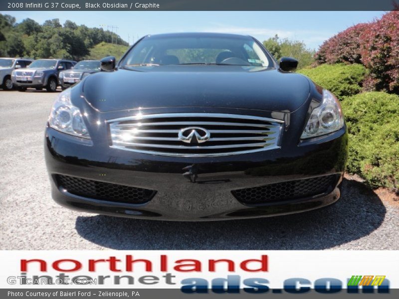Black Obsidian / Graphite 2008 Infiniti G 37 Coupe