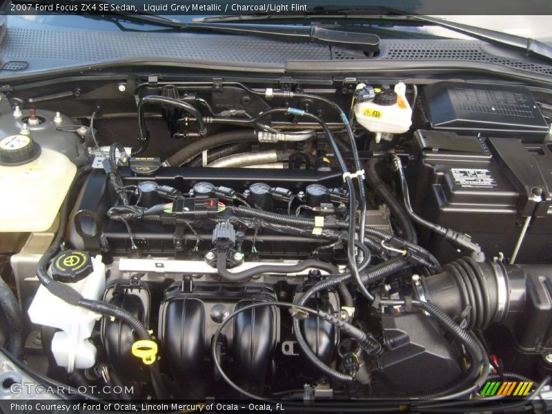 Liquid Grey Metallic / Charcoal/Light Flint 2007 Ford Focus ZX4 SE Sedan
