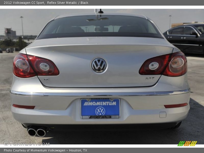 Reflex Silver Metallic / Black 2012 Volkswagen CC Sport