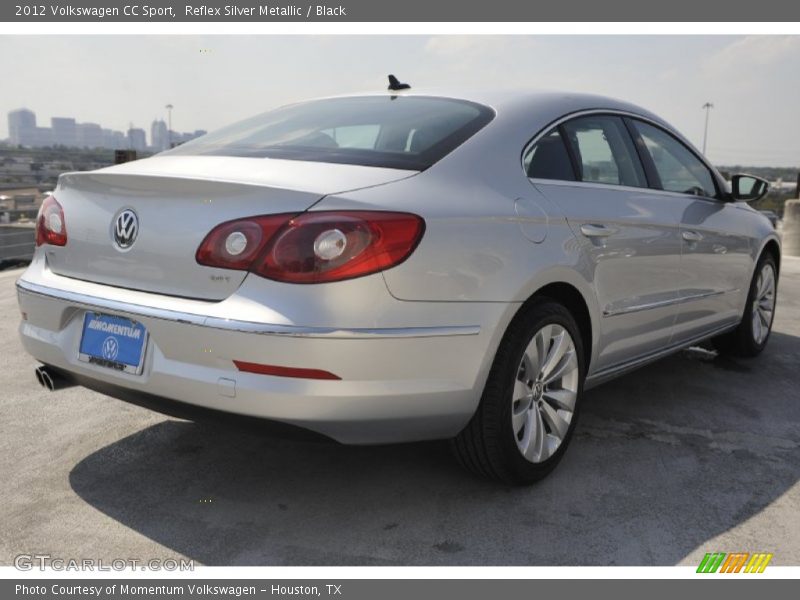 Reflex Silver Metallic / Black 2012 Volkswagen CC Sport