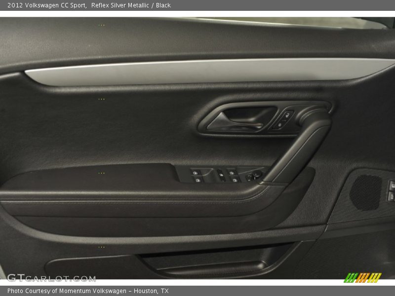 Reflex Silver Metallic / Black 2012 Volkswagen CC Sport