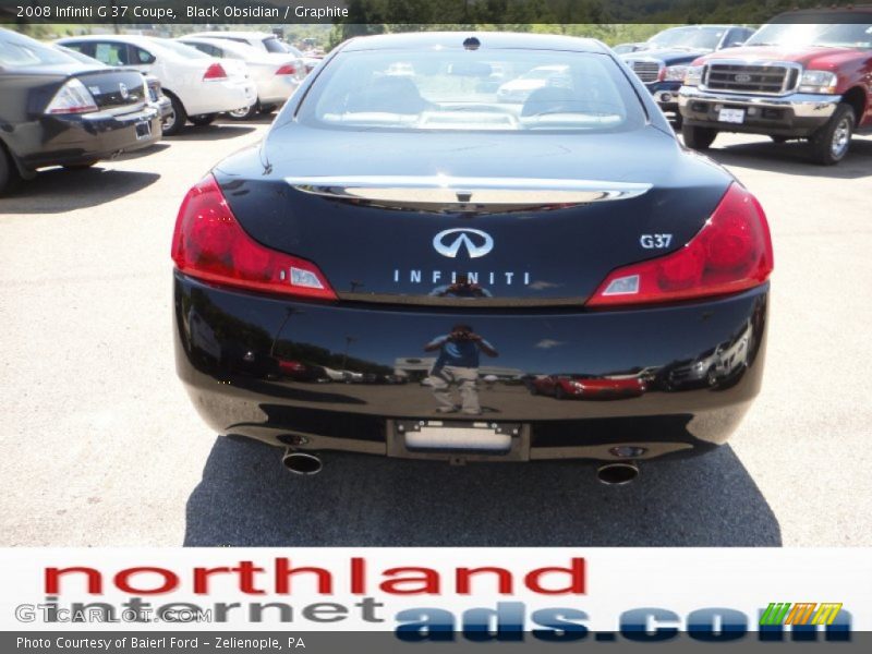 Black Obsidian / Graphite 2008 Infiniti G 37 Coupe