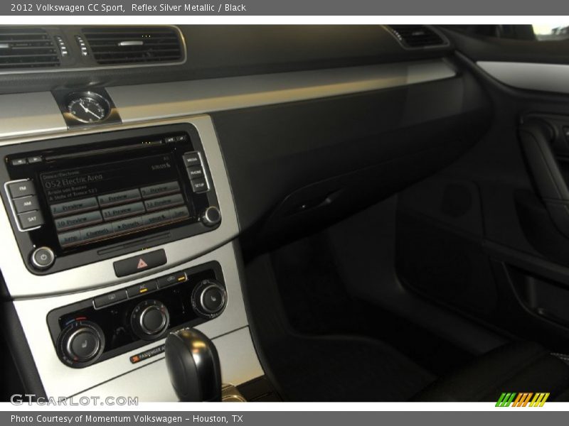 Reflex Silver Metallic / Black 2012 Volkswagen CC Sport