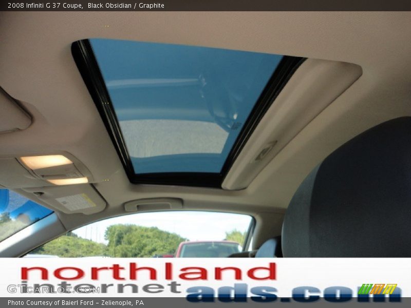 Black Obsidian / Graphite 2008 Infiniti G 37 Coupe