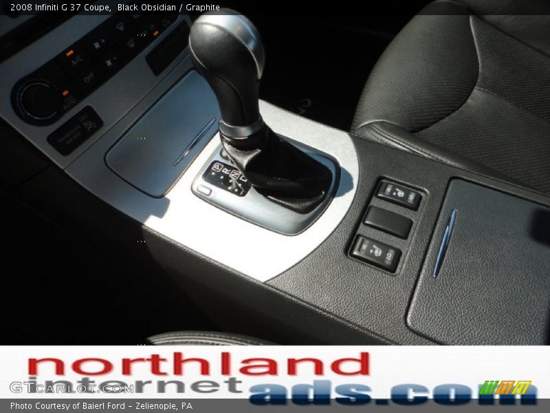 Black Obsidian / Graphite 2008 Infiniti G 37 Coupe