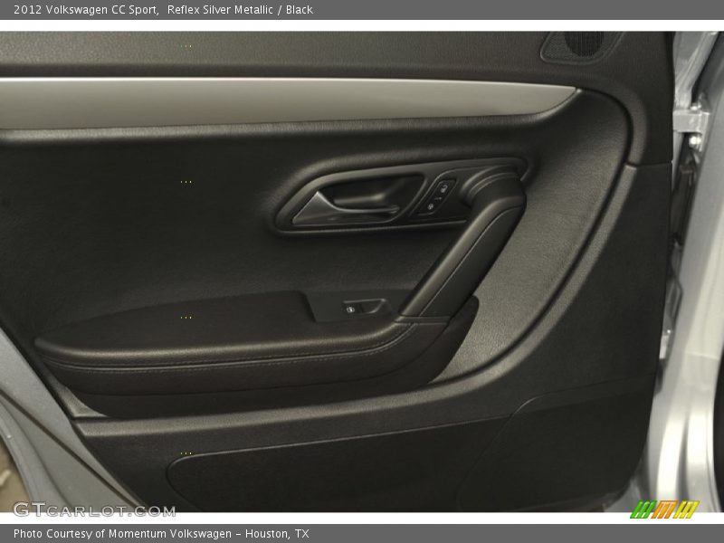Reflex Silver Metallic / Black 2012 Volkswagen CC Sport