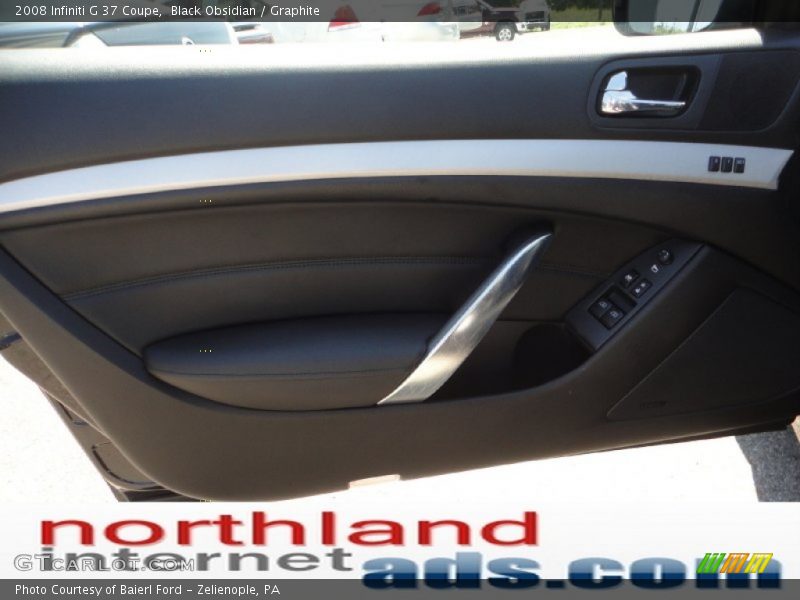 Black Obsidian / Graphite 2008 Infiniti G 37 Coupe