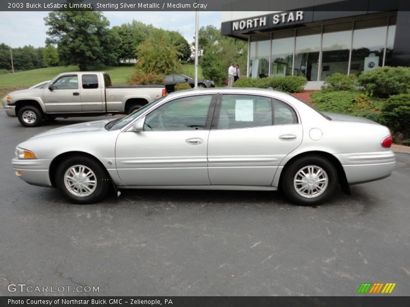 Sterling Silver Metallic / Medium Gray 2003 Buick LeSabre Limited