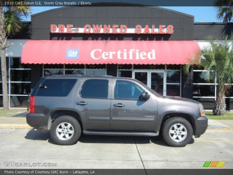 Storm Gray Metallic / Ebony 2010 GMC Yukon SLE