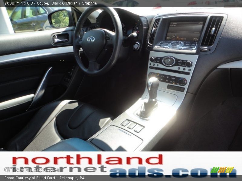 Black Obsidian / Graphite 2008 Infiniti G 37 Coupe