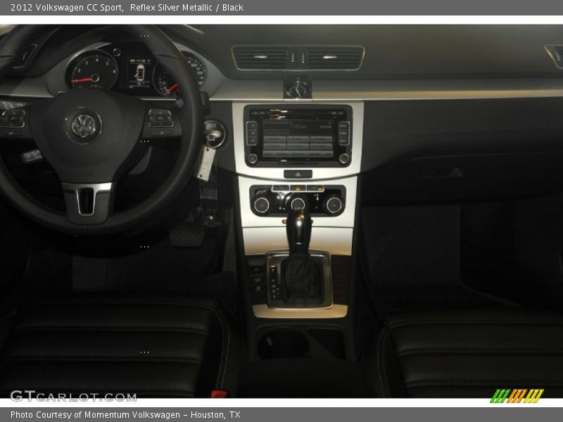 Reflex Silver Metallic / Black 2012 Volkswagen CC Sport