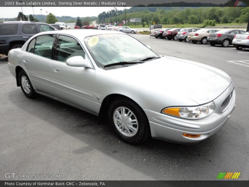 Sterling Silver Metallic / Medium Gray 2003 Buick LeSabre Limited