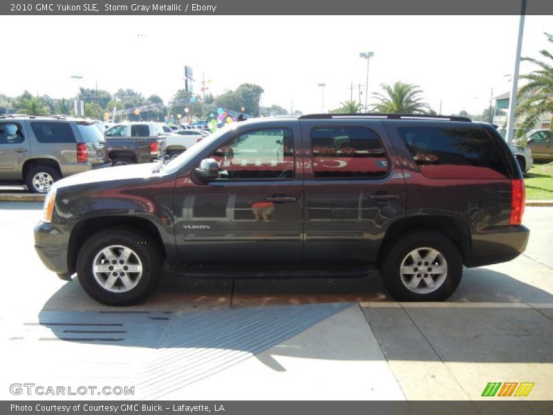 Storm Gray Metallic / Ebony 2010 GMC Yukon SLE
