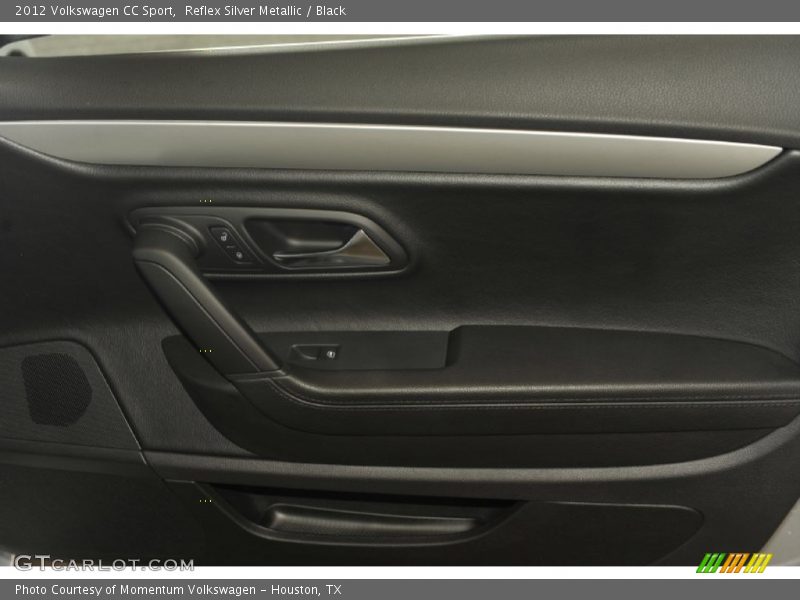 Reflex Silver Metallic / Black 2012 Volkswagen CC Sport