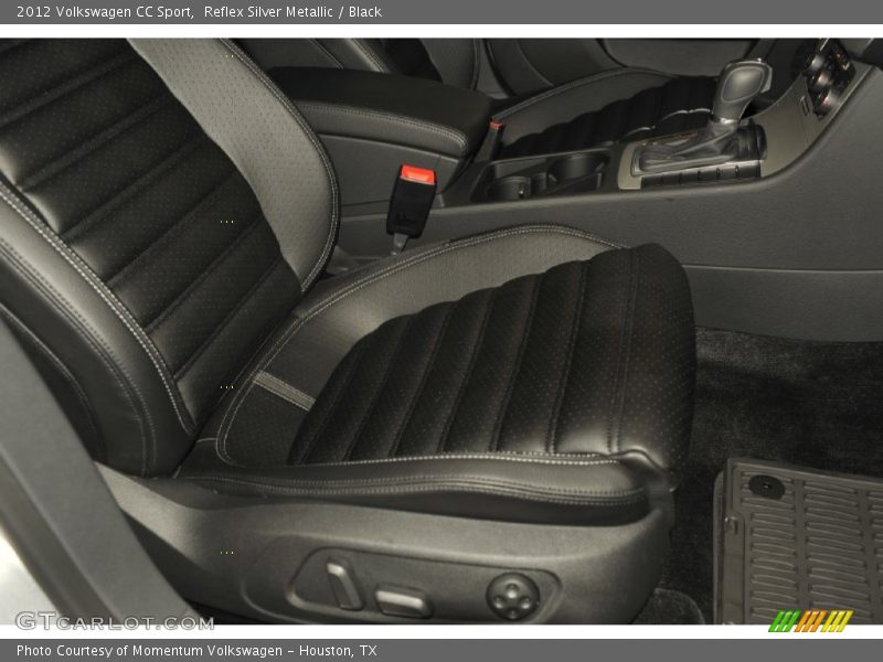 Reflex Silver Metallic / Black 2012 Volkswagen CC Sport