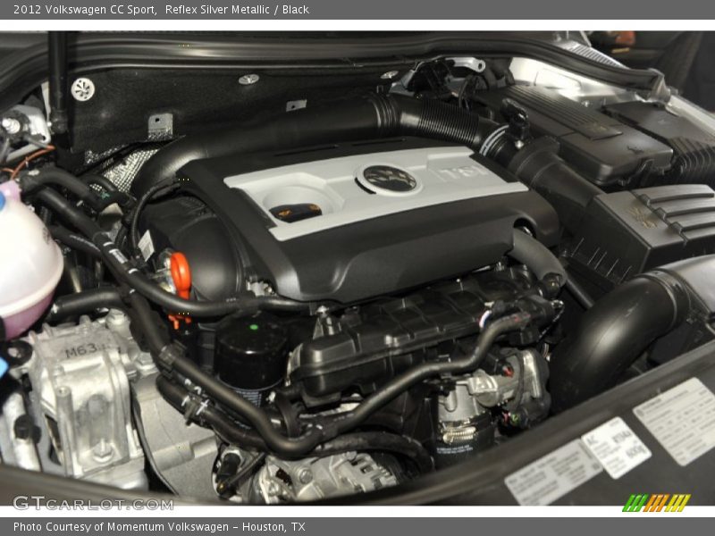 Reflex Silver Metallic / Black 2012 Volkswagen CC Sport