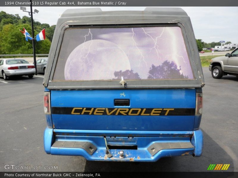 Bahama Blue Metallic / Gray 1994 Chevrolet S10 LS Regular Cab 4x4