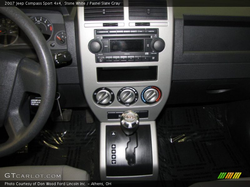 Stone White / Pastel Slate Gray 2007 Jeep Compass Sport 4x4