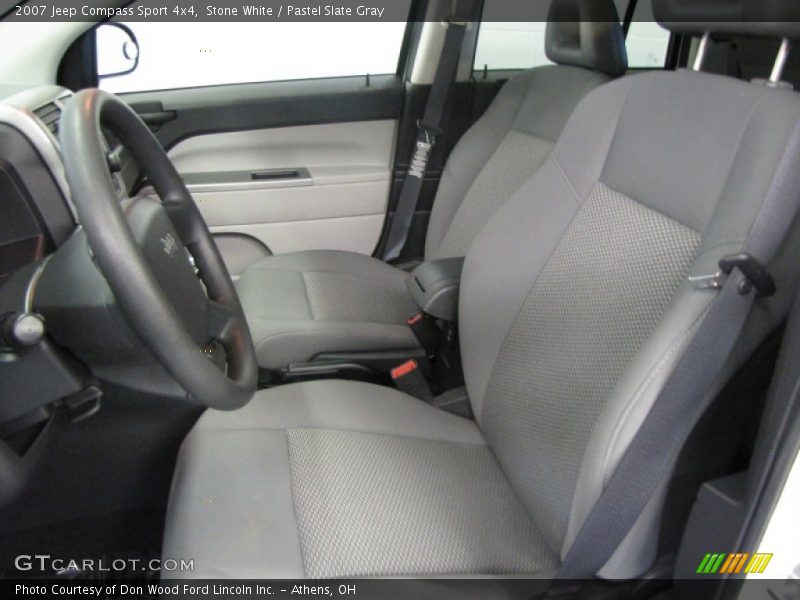 Stone White / Pastel Slate Gray 2007 Jeep Compass Sport 4x4