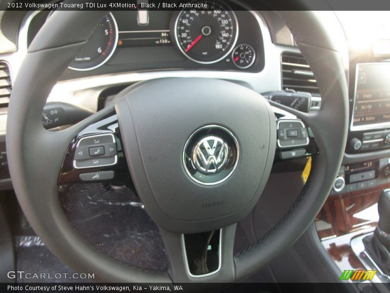 Black / Black Anthracite 2012 Volkswagen Touareg TDI Lux 4XMotion