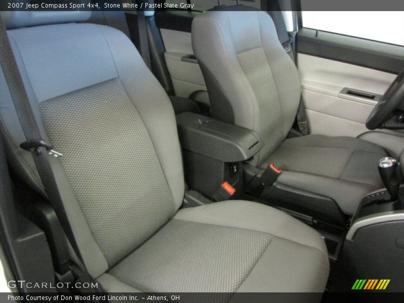 Stone White / Pastel Slate Gray 2007 Jeep Compass Sport 4x4