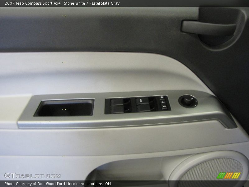 Stone White / Pastel Slate Gray 2007 Jeep Compass Sport 4x4