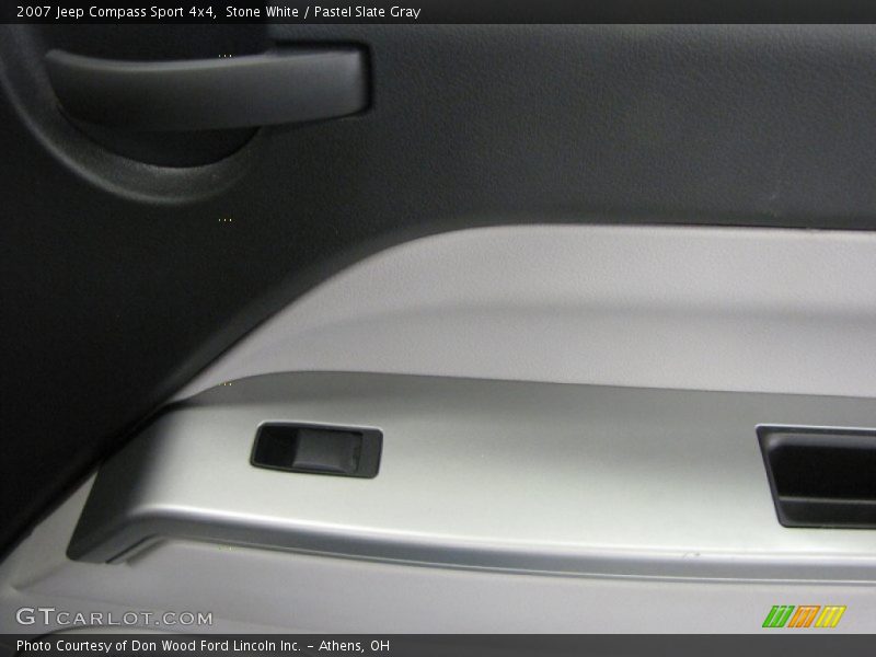 Stone White / Pastel Slate Gray 2007 Jeep Compass Sport 4x4