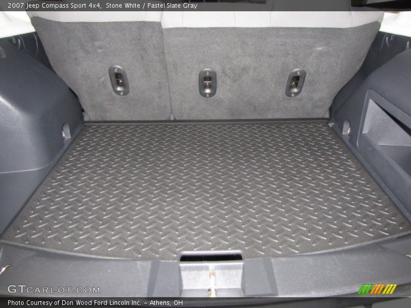 Stone White / Pastel Slate Gray 2007 Jeep Compass Sport 4x4