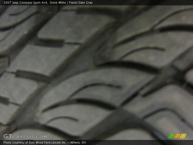 Stone White / Pastel Slate Gray 2007 Jeep Compass Sport 4x4