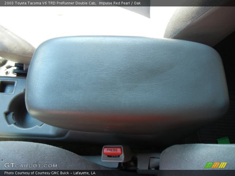 Impulse Red Pearl / Oak 2003 Toyota Tacoma V6 TRD PreRunner Double Cab