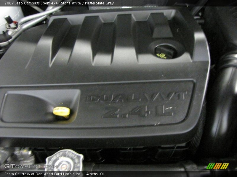 Stone White / Pastel Slate Gray 2007 Jeep Compass Sport 4x4