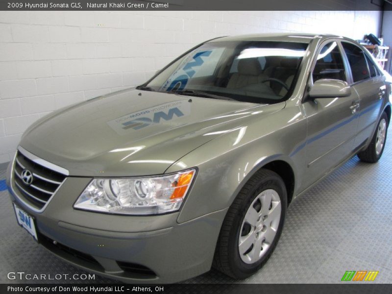 Natural Khaki Green / Camel 2009 Hyundai Sonata GLS
