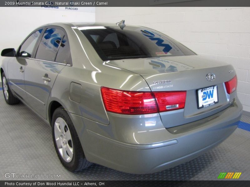 Natural Khaki Green / Camel 2009 Hyundai Sonata GLS