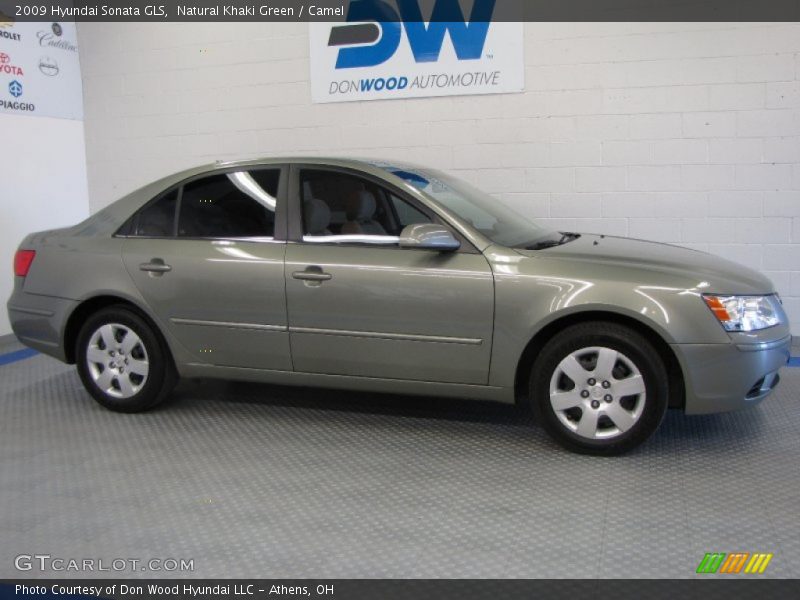 Natural Khaki Green / Camel 2009 Hyundai Sonata GLS