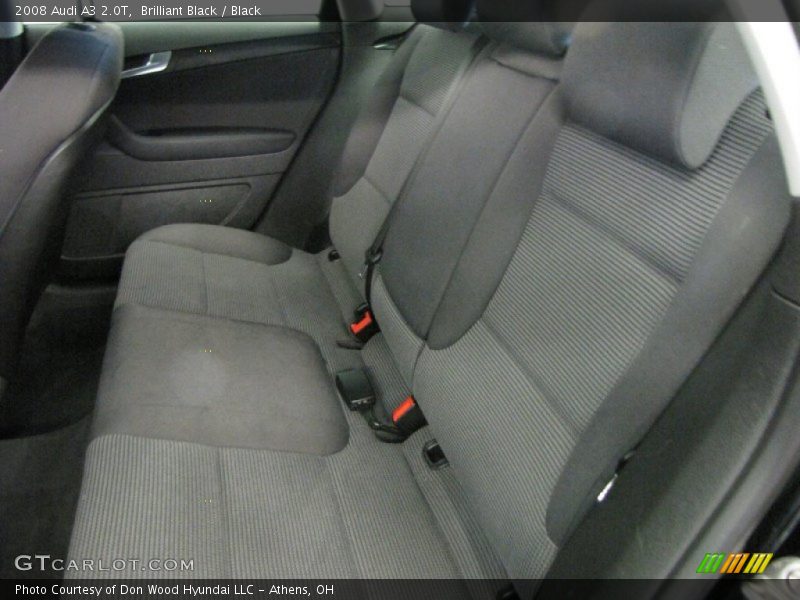 Brilliant Black / Black 2008 Audi A3 2.0T