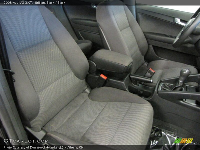 Brilliant Black / Black 2008 Audi A3 2.0T