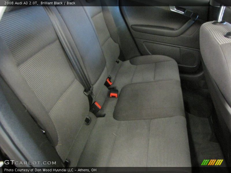 Brilliant Black / Black 2008 Audi A3 2.0T