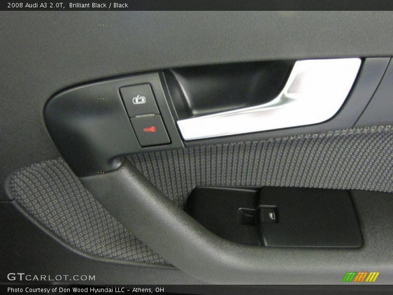 Brilliant Black / Black 2008 Audi A3 2.0T